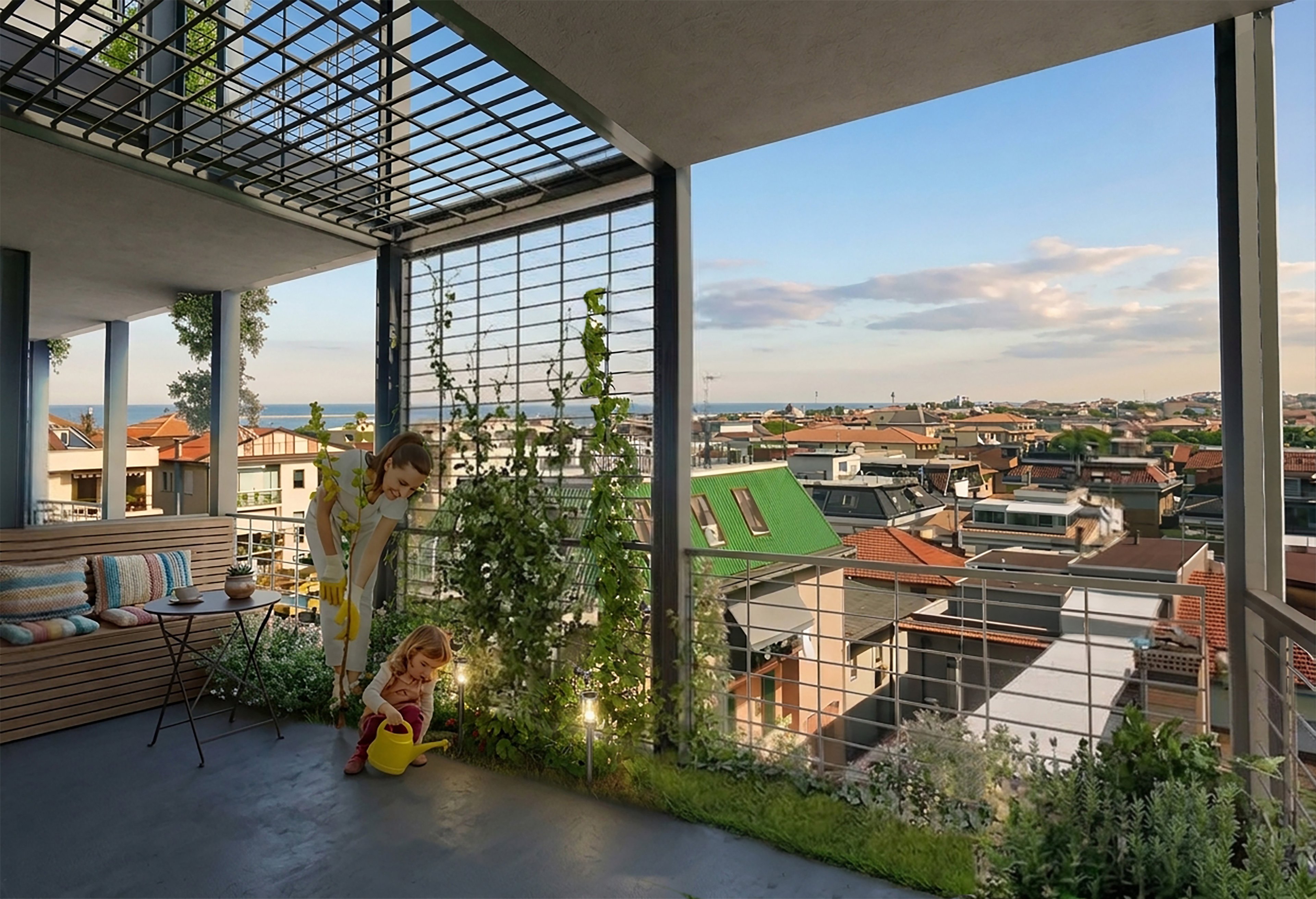 Balcone sud - Piano quinto